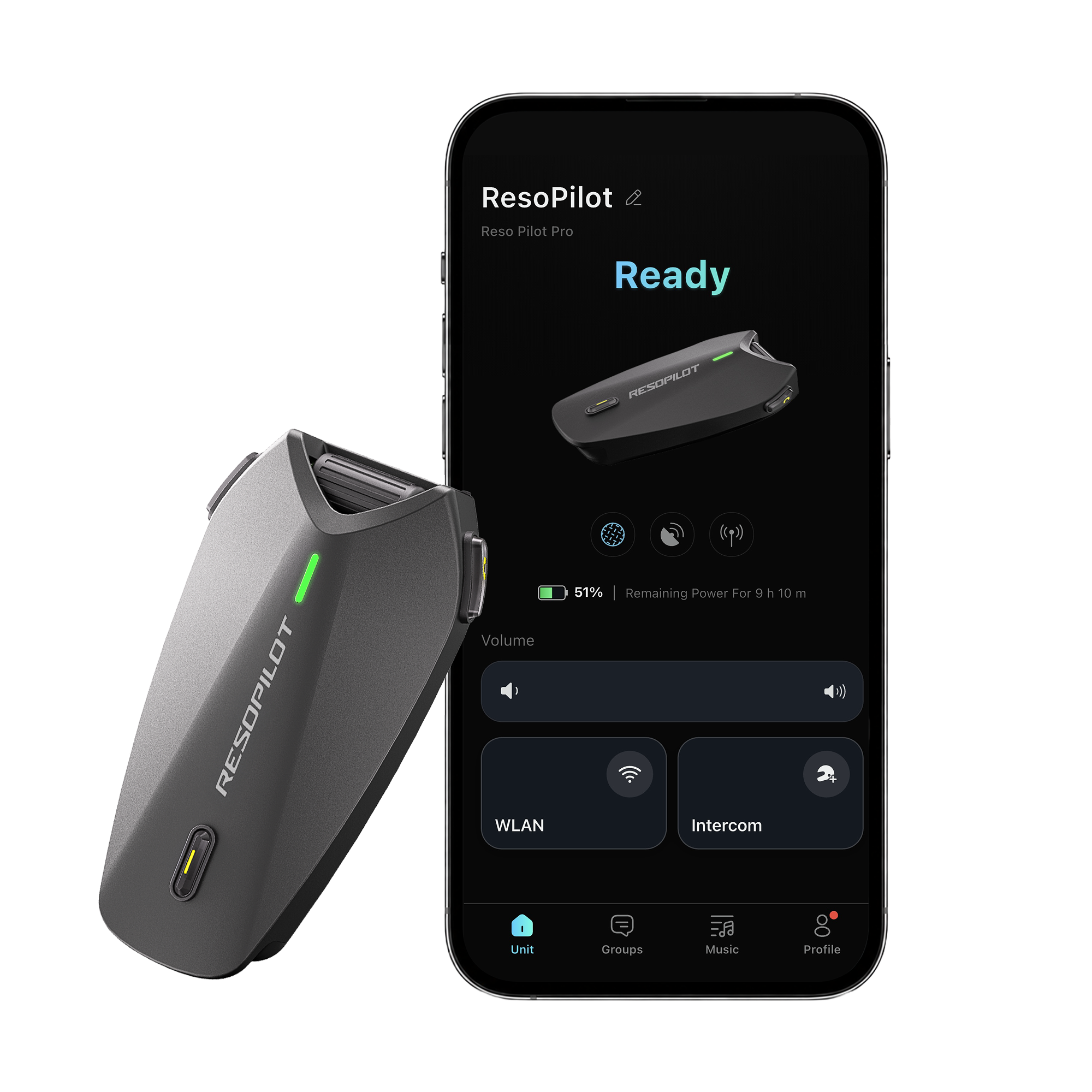 RESOPilot Pro Motorcycle Helmet Intercom