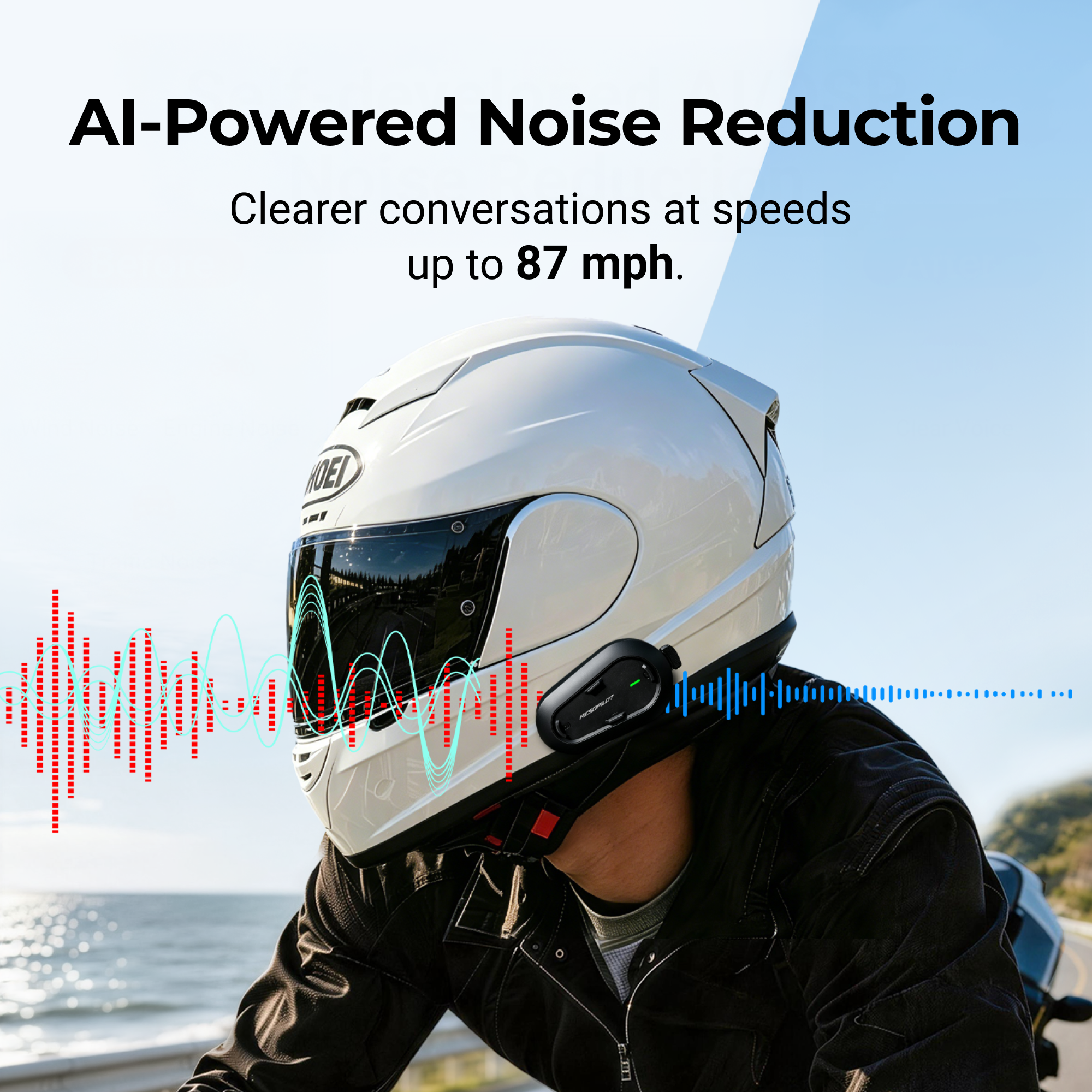 RESOPilot Lite Motorcycle Helmet Intercom