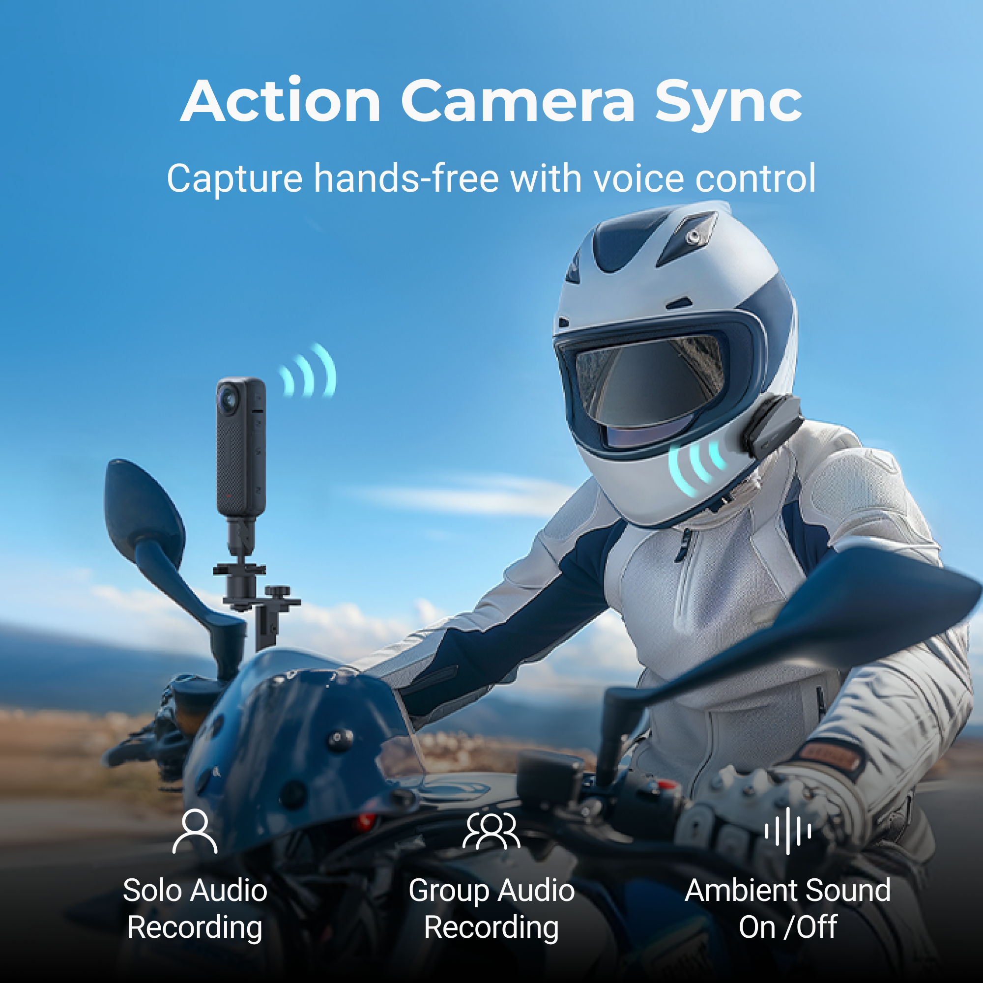RESOPilot Pro Motorcycle Helmet Intercom