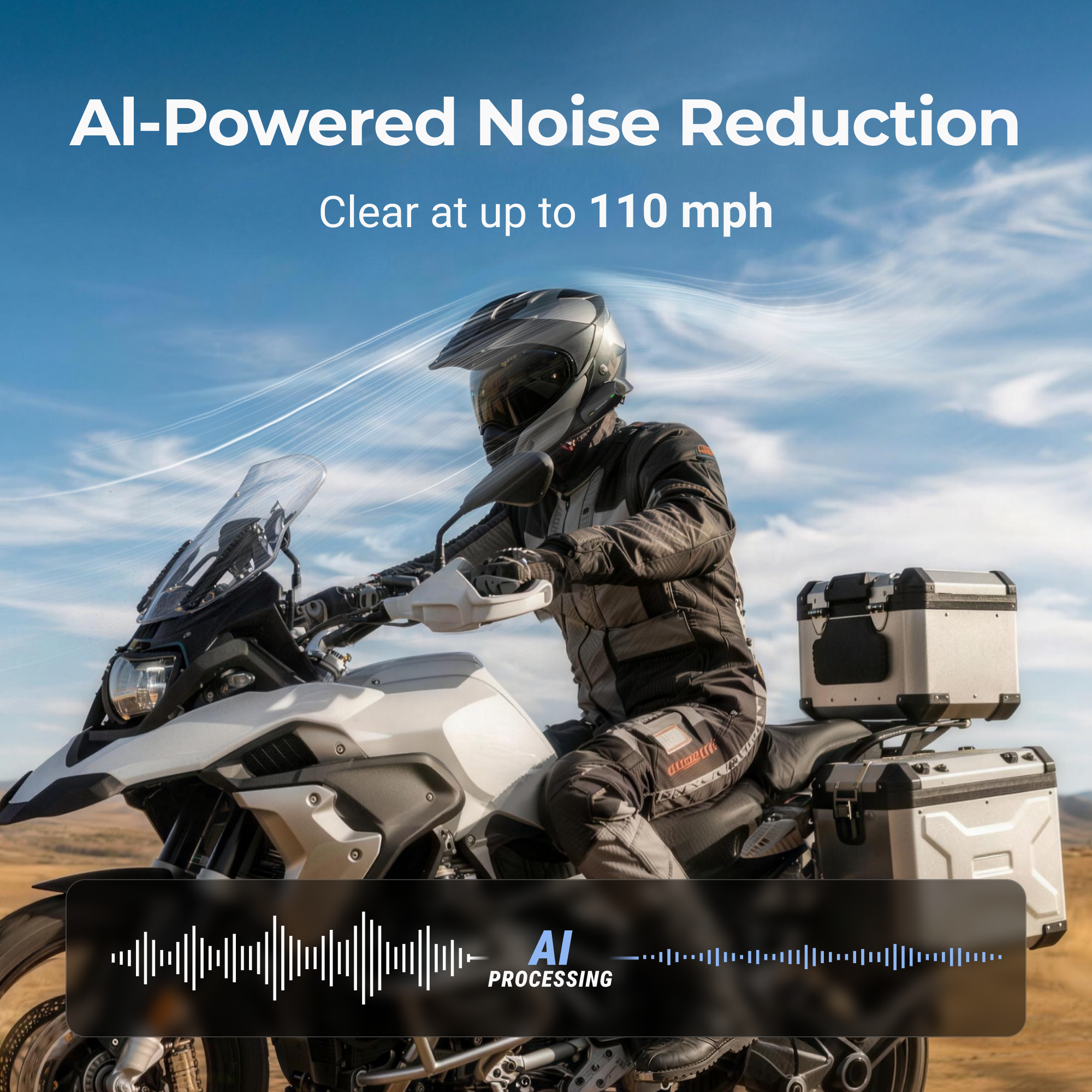 RESOPilot Pro Motorcycle Helmet Intercom