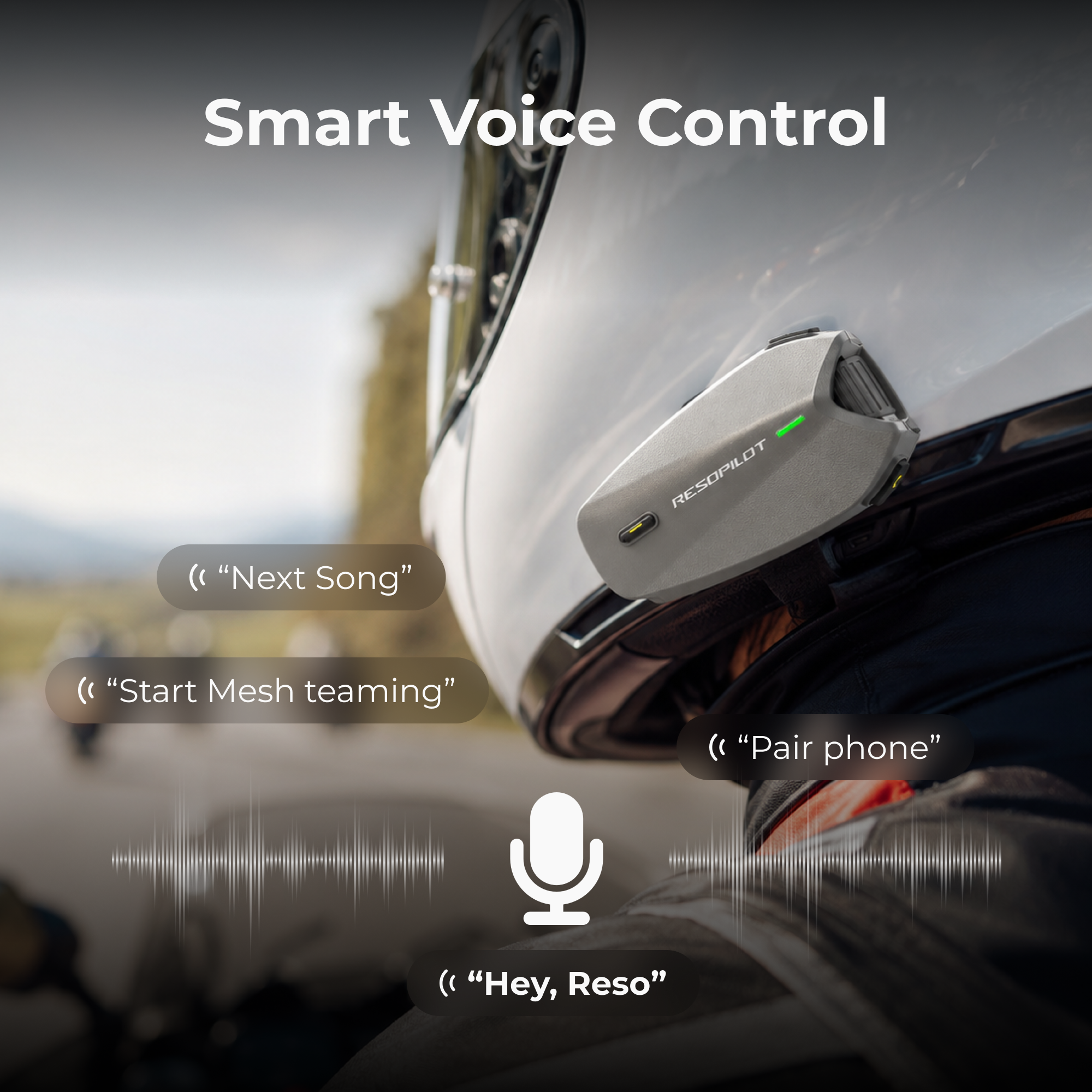 RESOPilot Neo Motorcycle Helmet Intercom