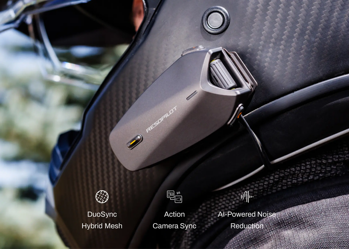 RESOPilot Pro Motorcycle Helmet Intercom